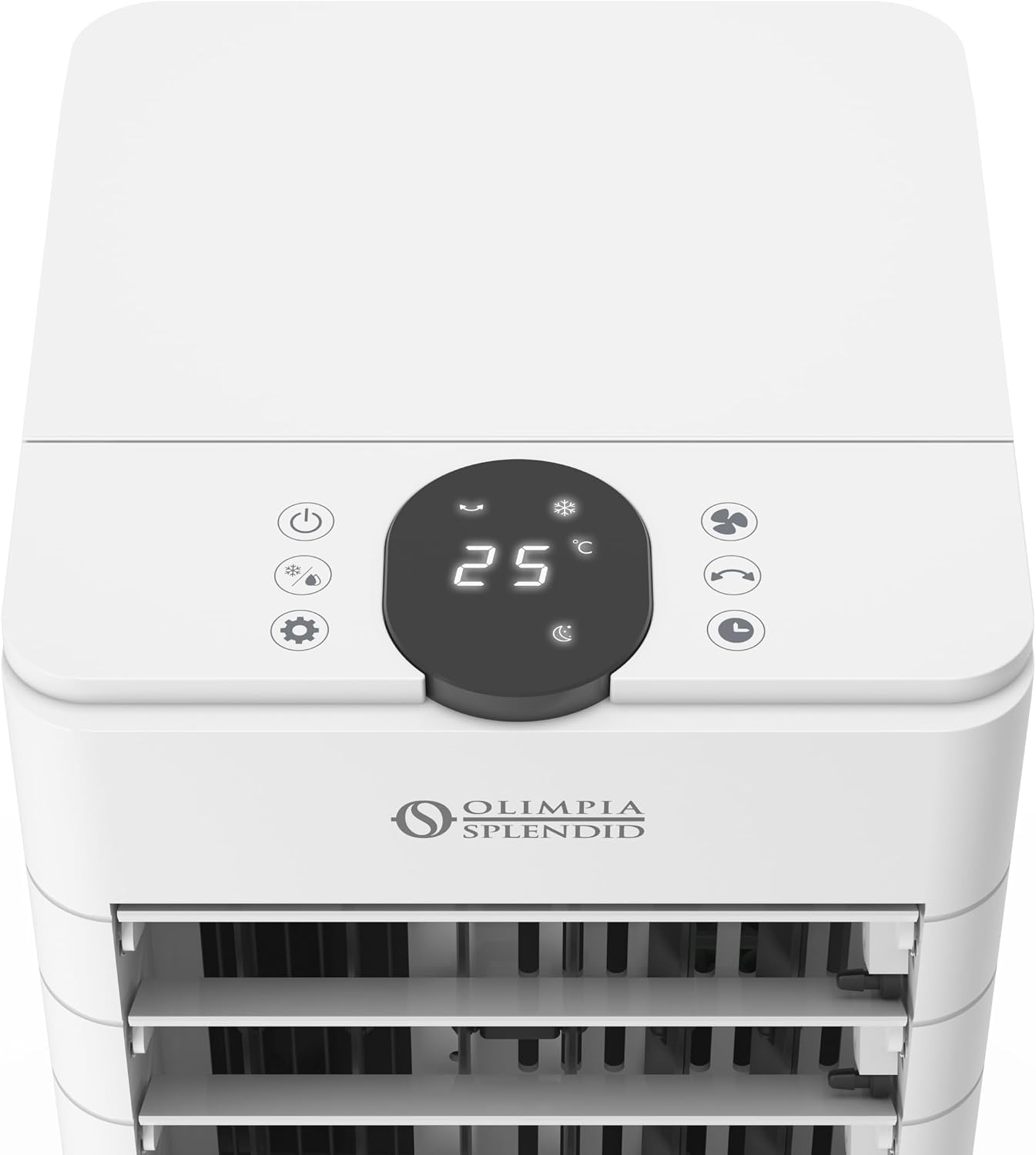  Olimpia Splendid, Peler 4T Raffrescatore Evaporativo, 4 Litri, Purificatore D'Aria, Raffrescamento, Ventilazione, Touchscreen Display, Facilità Di Trasporto