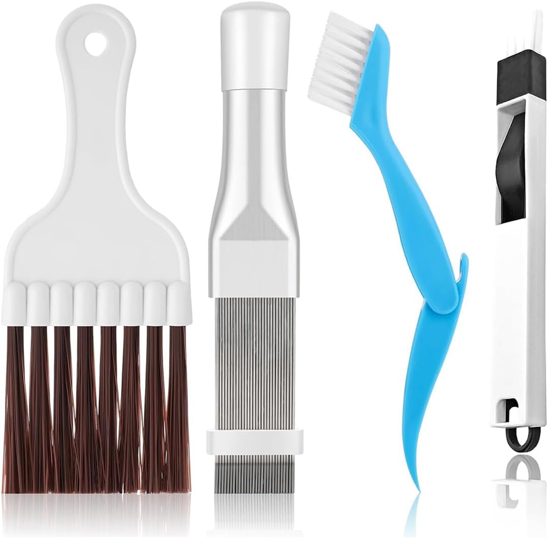  Peigne à Ailettes De Condenseur De Climatiseur, Peigne De Nettoyage De Condenseur, Peigne à Lattes De Climatiseur, Pour Le Nettoyage Du Système De Climatisation, Paquet De 4