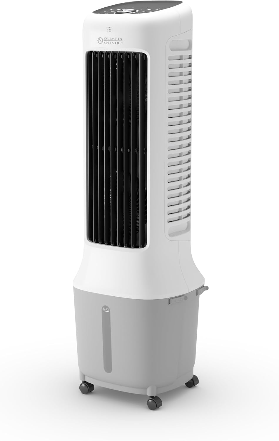  Olimpia Splendid, Peler 4T Raffrescatore Evaporativo, 4 Litri, Purificatore D'Aria, Raffrescamento, Ventilazione, Touchscreen Display, Facilità Di Trasporto