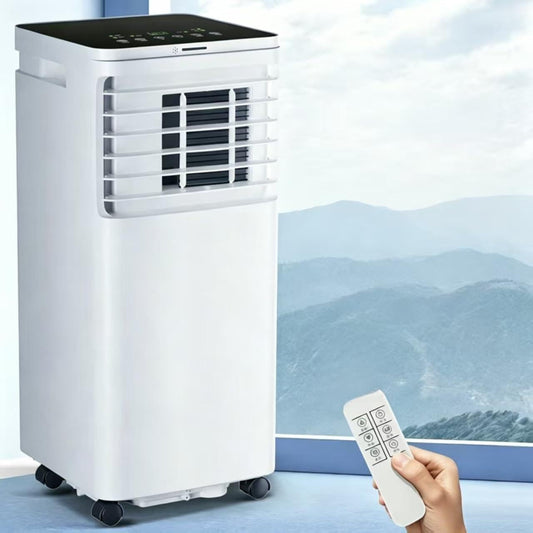  Portable AC Unit 7000 BTU, 4-en-1 Ventilateur De Déshumidificateur De Refroidissement Avec Télécommande.Affichage Numérique De Mode De Sommeil De Minuterie 24H.Fonctionnement Silencieux Pour Le Bureau