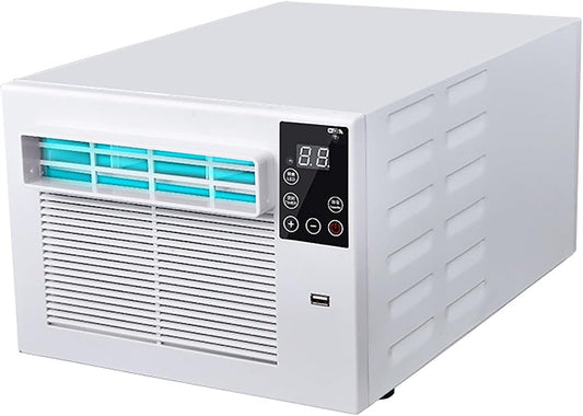  280W Portable AC Unit 1876 BTU Mini Refroidisseur Déshumidificateur Calme Ventilateur De Chevet Dortoir 5 M2 Économisation D'énergie Appareil De Climatisation Personnel