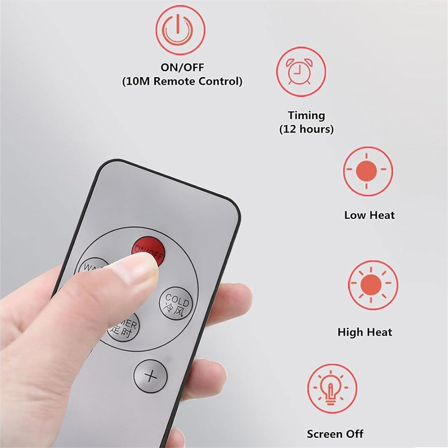  Climatiseur 1800W, Compact & Calme, Refroidissement Mural Mobile Avec Minuterie, Idéal Pour Le Bureau Et La Maison, Contrôle Efficace De La Température, Facile à Installer