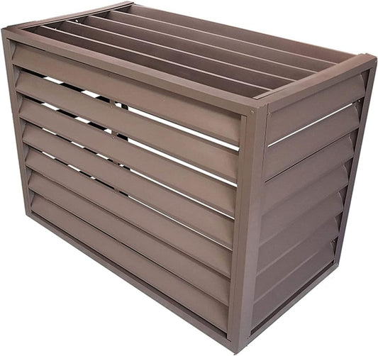 GENERIC Housse De Protection Pour Climatiseur Extérieur – Clôture Antivol Toutes Saisons Pour Unités Divisées – Protection Décorative Pour Unités De Climatisation Extérieures – Et élégante