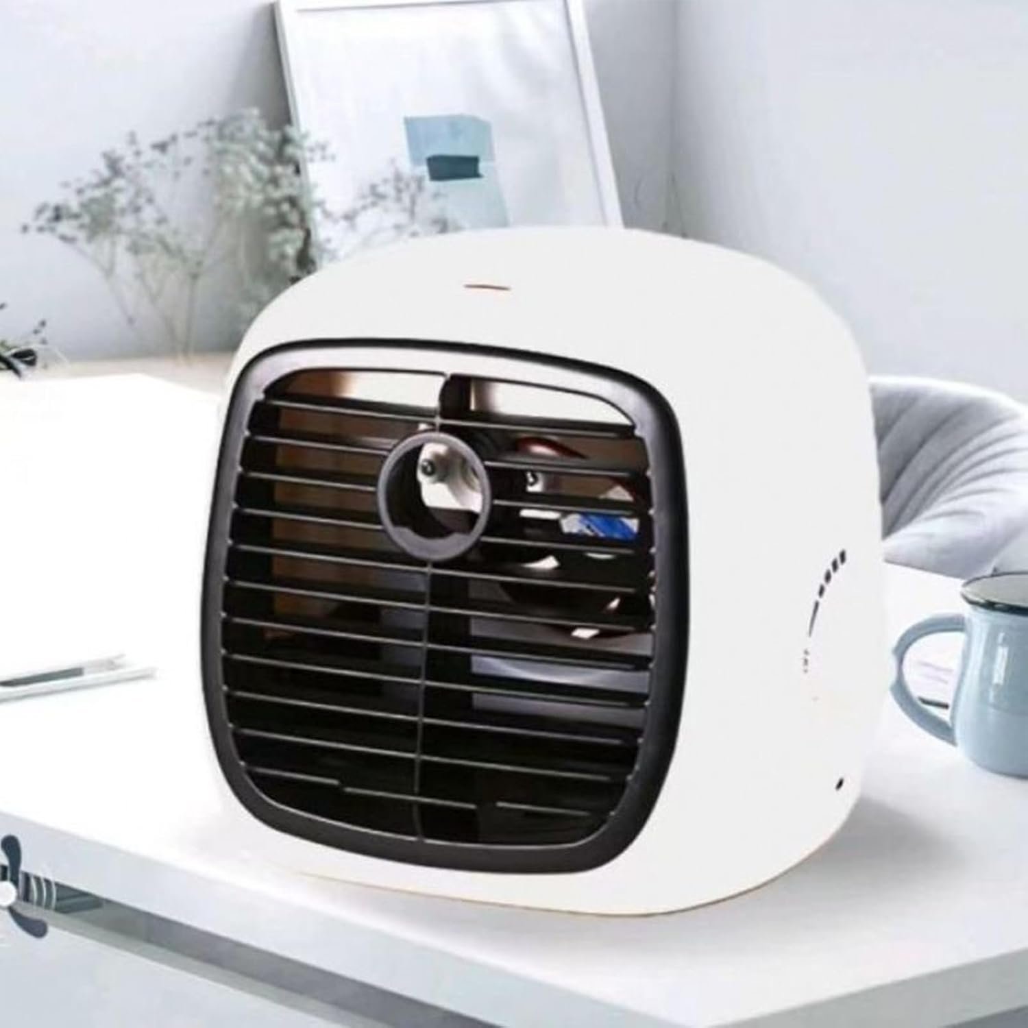  Climatiseur Portable | Rafraîchisseur Humidificateur Pour Chambre,Appareil Multifonctionnel USB Pour Tente Bureau Jardin Plage Salle De Sport Extérieur Et Voyage