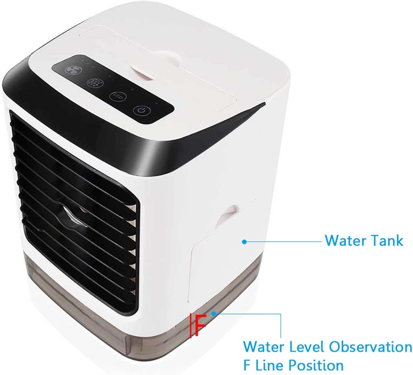  DieffematicKTY Climatiseur Mobile Portable Air Conditioner Mini Portable Air Cooler Fan Air Conditioner