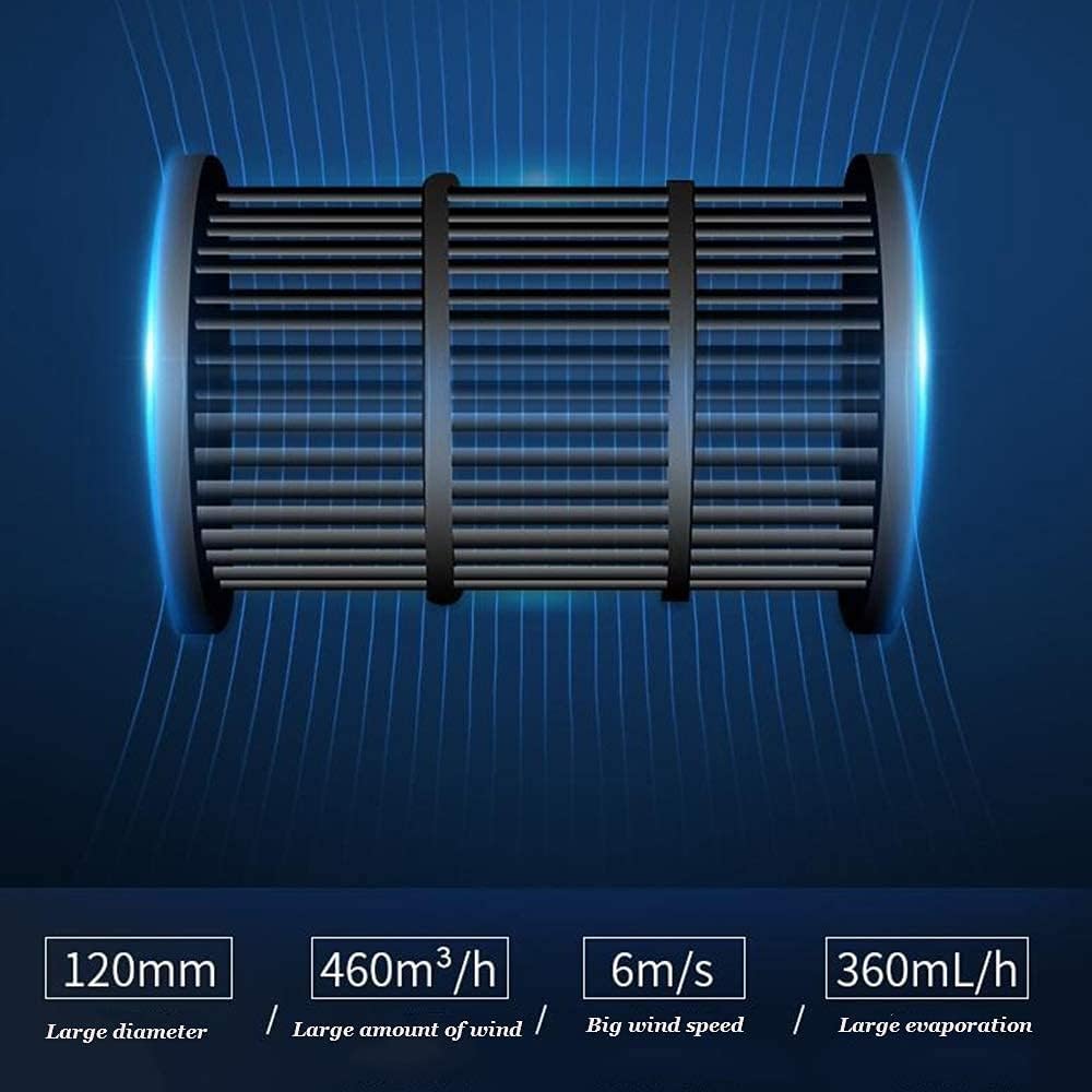  Ventilateurs Sur Pied Ventilateur De Climatisation, 3 Vitesses, Oscillation à 90°, Humidificateur à Synchronisation 7H, Refroidisseur D'air Par évaporation, Ventilateur De Refroidissement Pour Bureau,