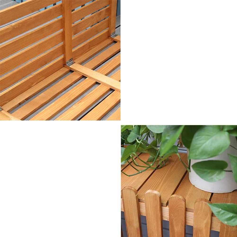 GENERIC Housse De Climatiseur Extérieur - Écran De Clôture En Bois Pour Unités AC Divisées - Protection élégante Et Grise (taille : 120 X 60 X 109 Cm)
