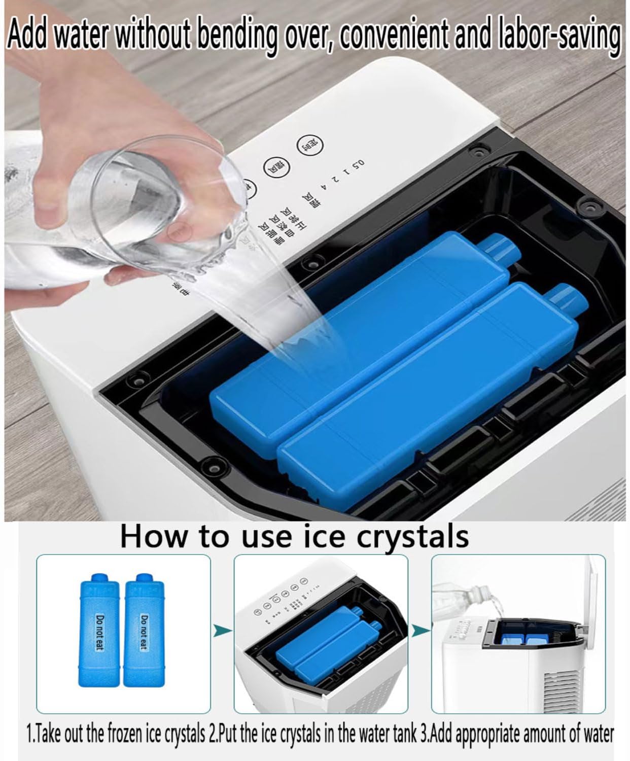 GENERIC Climatiseur Portable à évaporation Avec Ventilateur Silencieux à 3 Vitesses, Minuterie 12 H, Grand Réservoir D'eau, Idéal Pour La Chambre, Le Bureau Et Le Camping.