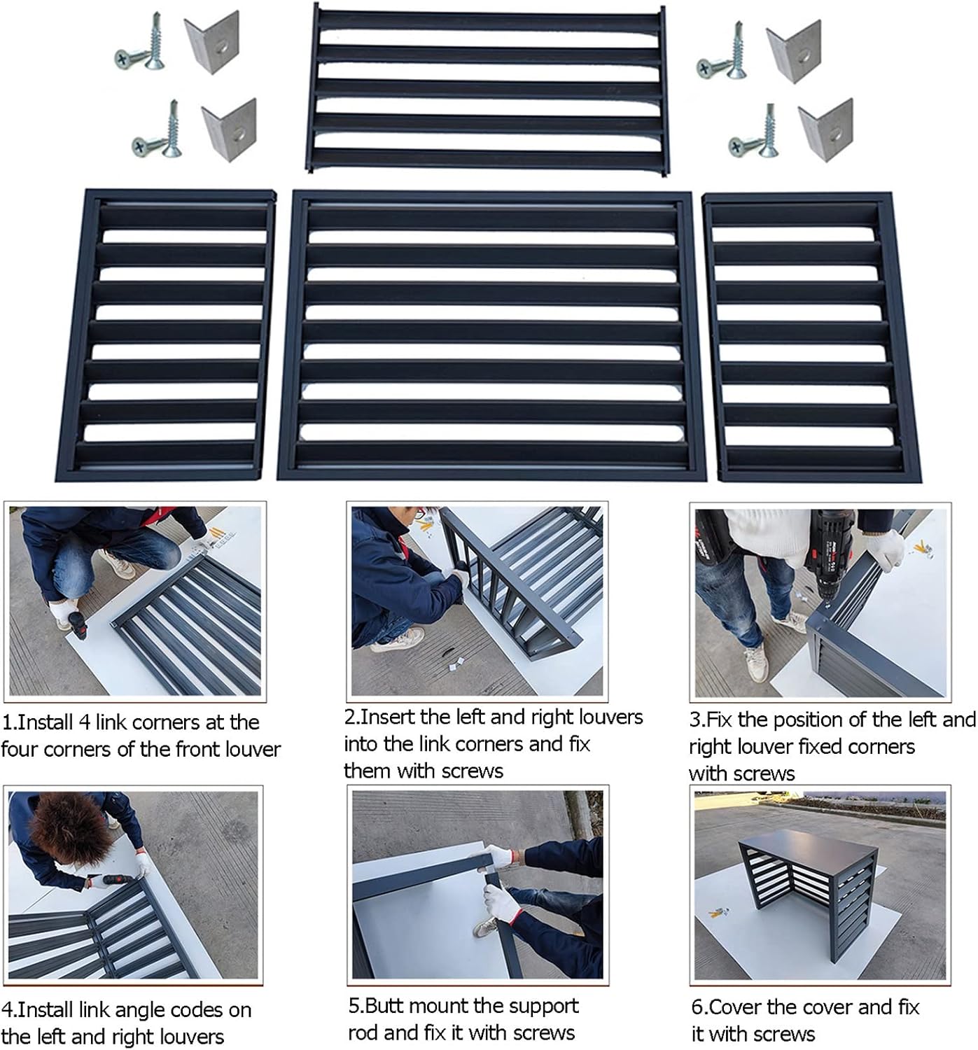 GENERIC Housse De Protection Pour Climatiseurs Extérieurs – Protection Anti-vol Pour Climatiseurs Extérieurs