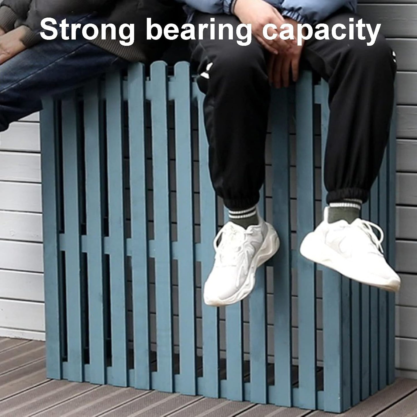  Clôture De Climatiseur Extérieur – Protection D'intimité Et De Stockage De Plantes – Écran Durable Résistant Aux Intempéries Pour Climatiseurs – 120 X 60 X 105 Cm – Solution De Décoration Et De