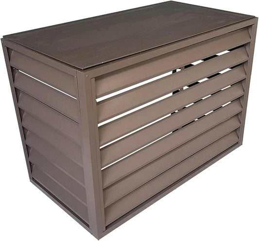 GENERIC Housse En Aluminium Pour Climatiseur Et Pompe à Chaleur Pour Unités Extérieures, Protection Contre Les Intempéries, S'adapte à La Plupart Des Systèmes Mini Split - Design Durable Et Léger