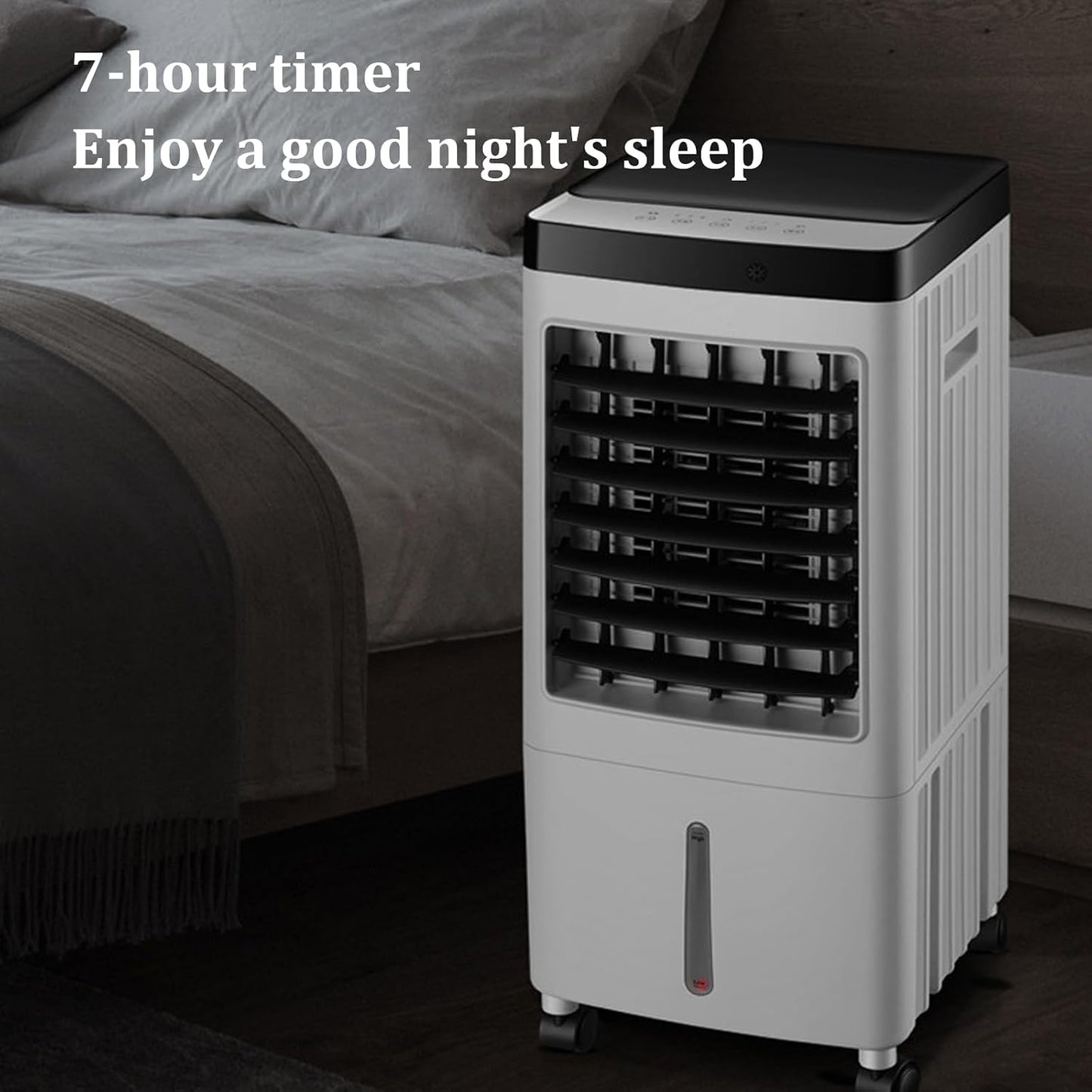  Climatiseur Portable, Petit Refroidisseur D'air De Réfrigération à Trois Vitesses De Vent Réglables, Climatiseur Intérieur Avec Minuterie De 7 Heures, Pratique à Déplacer,pour Chambres à Coucher, Sal
