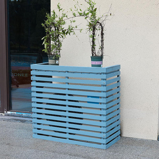 GENERIC Housse De Protection Pour Climatiseur Extérieur – Bouclier En Bois Robuste Pour Unité De Climatisation, Clôture D'intimité Intérieure Et Extérieure Pour Climatisation, Protection Contre Les