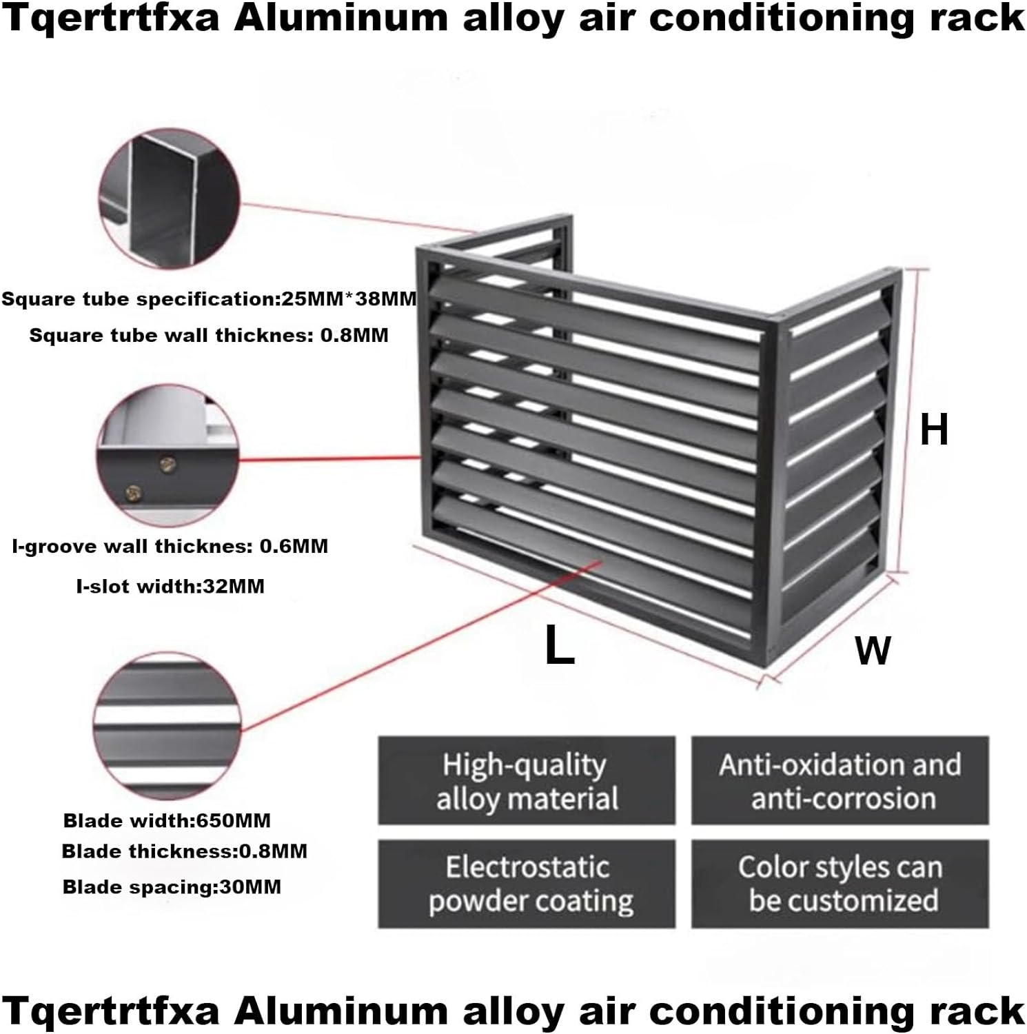  Housse En Métal Pour Climatiseur Extérieur – Protection Résistante Aux Intempéries Qui S'adapte à La Plupart Des Unités Standard Résistante à La Rouille, Installation Facile, Idéale Pour Toutes Les