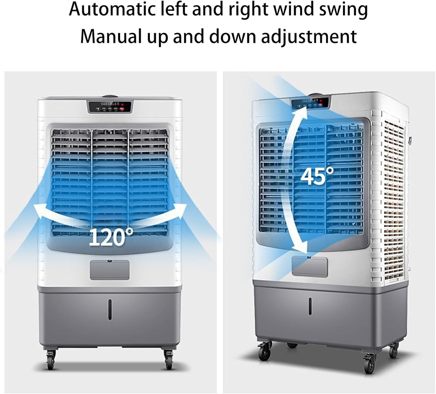  Climatiseurs Portables 3 En 1, Refroidisseur D'air Par Évaporation Avec Minuterie Intelligente Et Réservoir D'eau, Ventilateur De Refroidissement D'air Pour Intérieur Et Extérieur