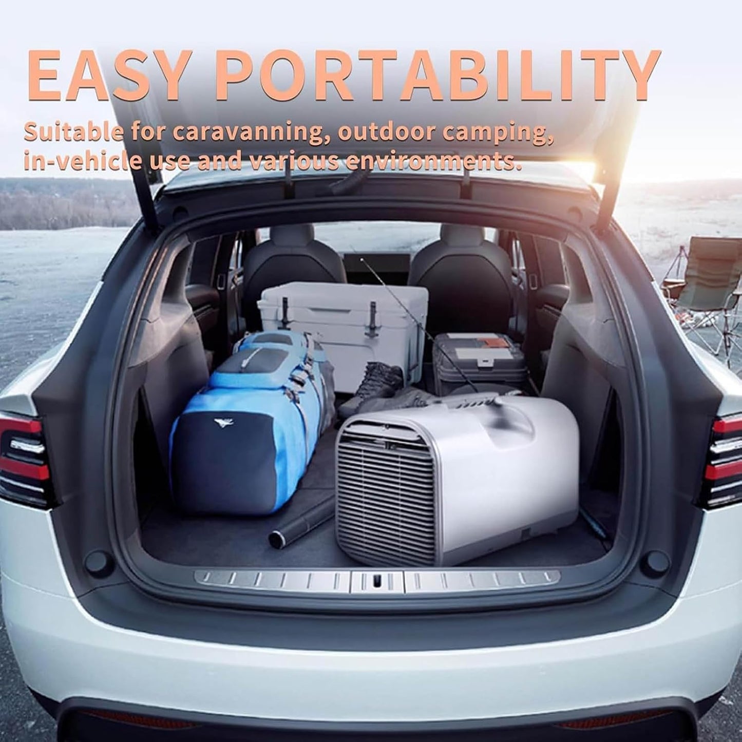  Climatiseur Portable 5000 BTU, Ventilateur Personnel Compact Avec Minterie 24h/24 Et Mode Veille, Refroidisseur Efficace énergétique Pour La Chambre, Bureau, VR, Camping Jusqu'à 160 Pieds Carrés