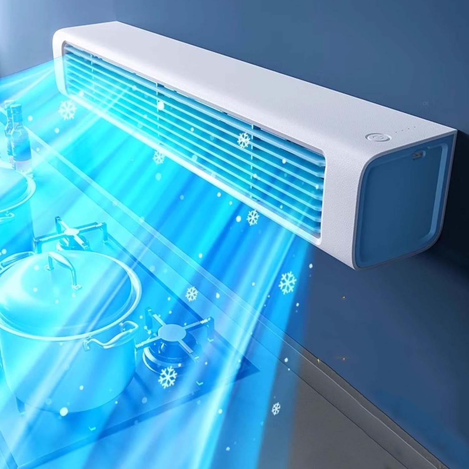 GENERIC Ventilateur De Refroidisseur D'air Portable Avec Télécommande, Conception Sans Lame, 3 Vitesses Et 60 Oscillation Pour Le Bureau De Chambre, Pas De Fenêtre Nécessaire, Refroidissement Silencieux