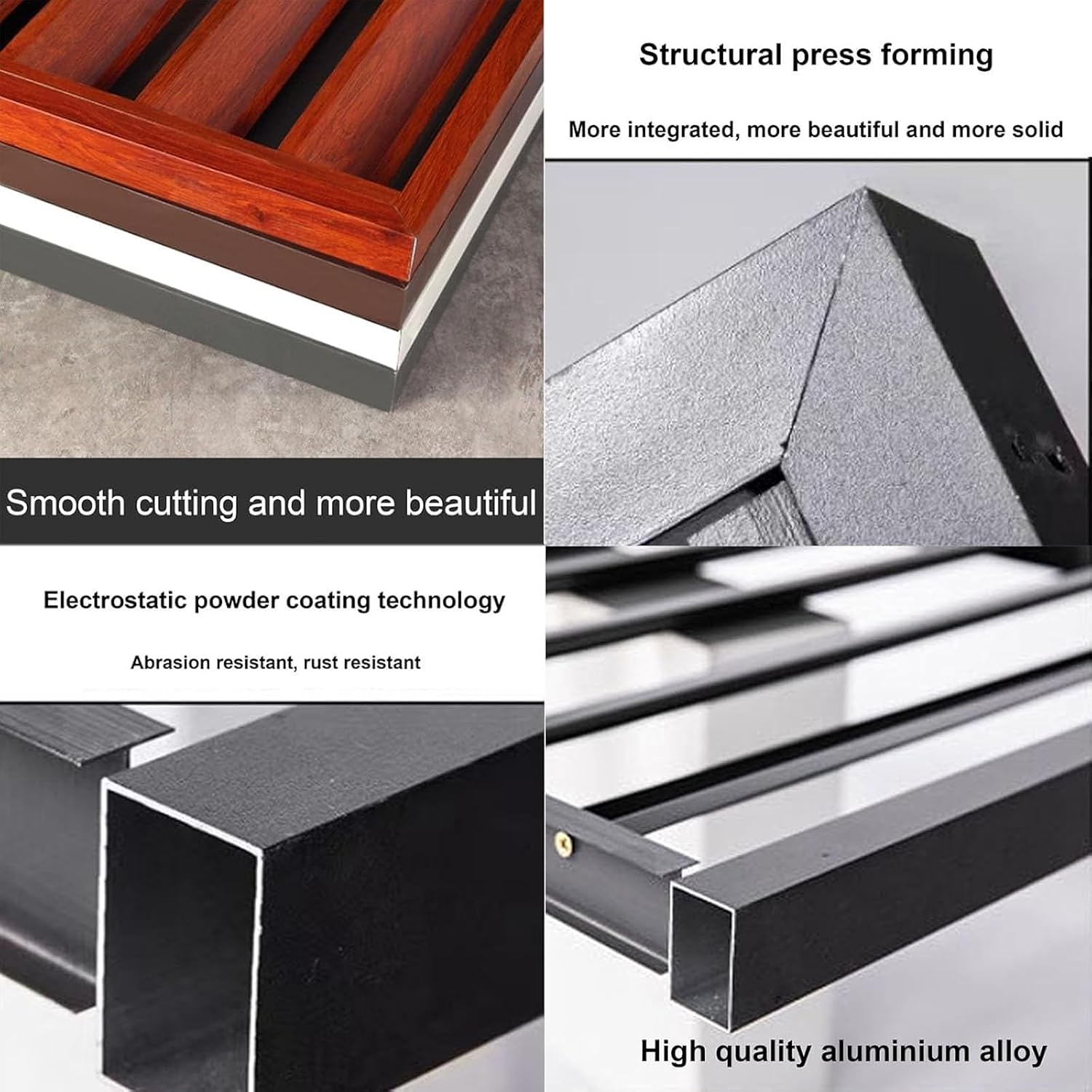 GENERIC Housse De Climatiseur D'intérieur Et D'extérieur En Aluminium Pour Mini Climatiseur Et Pompe à Chaleur, Protection Résistante Aux Intempéries Avec étagère Pour Plantes (taille : 110 X 60 X 80 Cm