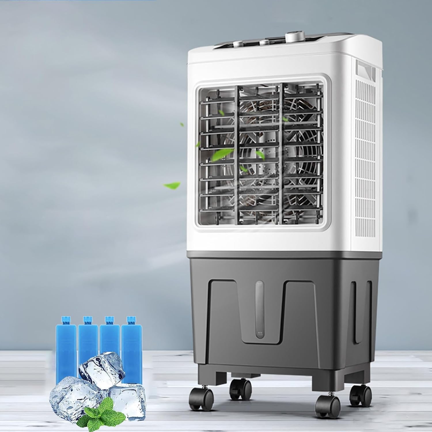 GENERIC Refroidisseur D'air évaporatif Portable Avec Grand Réservoir D'eau Pour Rafraîchir La Pièce, économe En énergie Et Silencieux Pour Le Bureau à Domicile