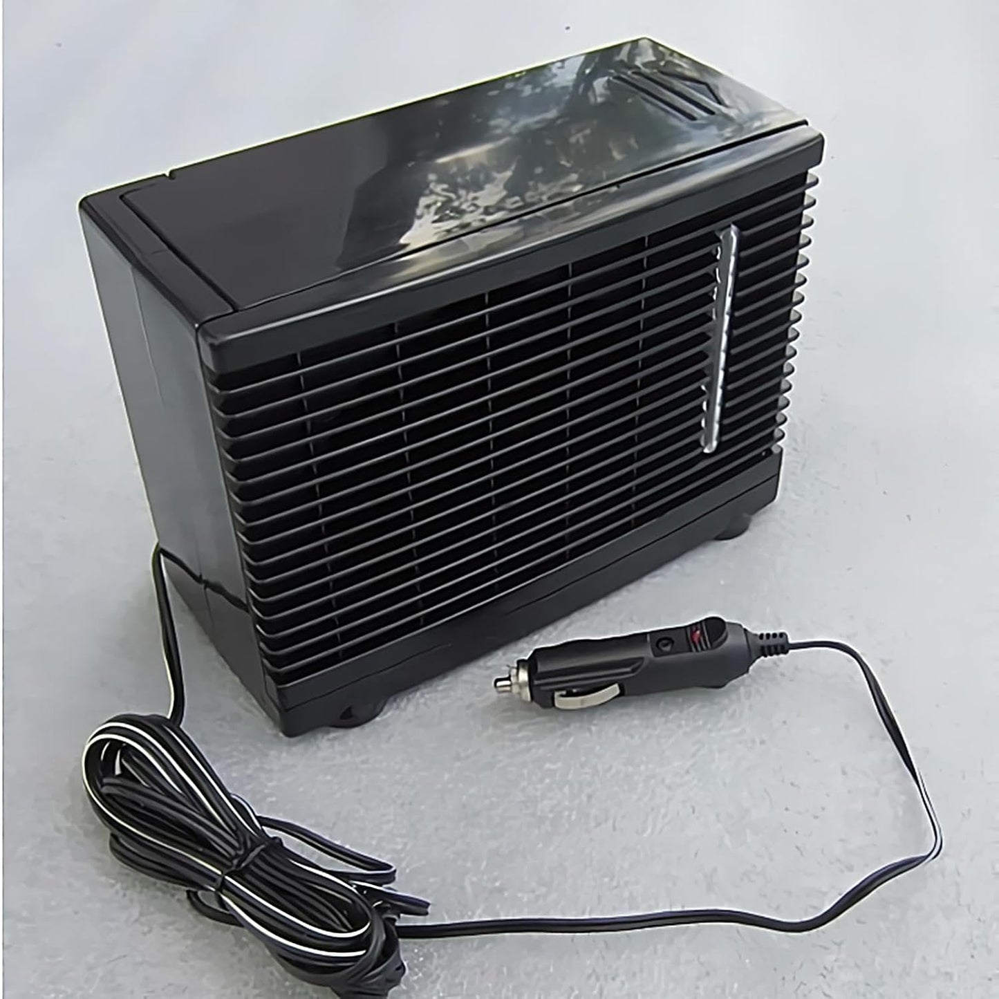  Ventilateur Rafraîchisseur D'air Portable Par évaporation, 12 V, Avec Réservoir D'eau. Climatiseur Personnel Silencieux Et Idéal Pour Voiture, Camion, Camping-car Et Bureau, 200x110x150 Mm