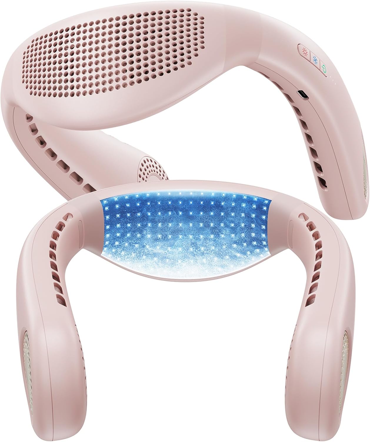  TORRAS COOLiFY Air 2025 Ventilateur De Cou Amélioré Climatiseur, Refroidissement Pro à Double Flux D'air, Ventilateur Portable Ultra-léger Rechargeable, Ventilateur De Refroidissement Personnel