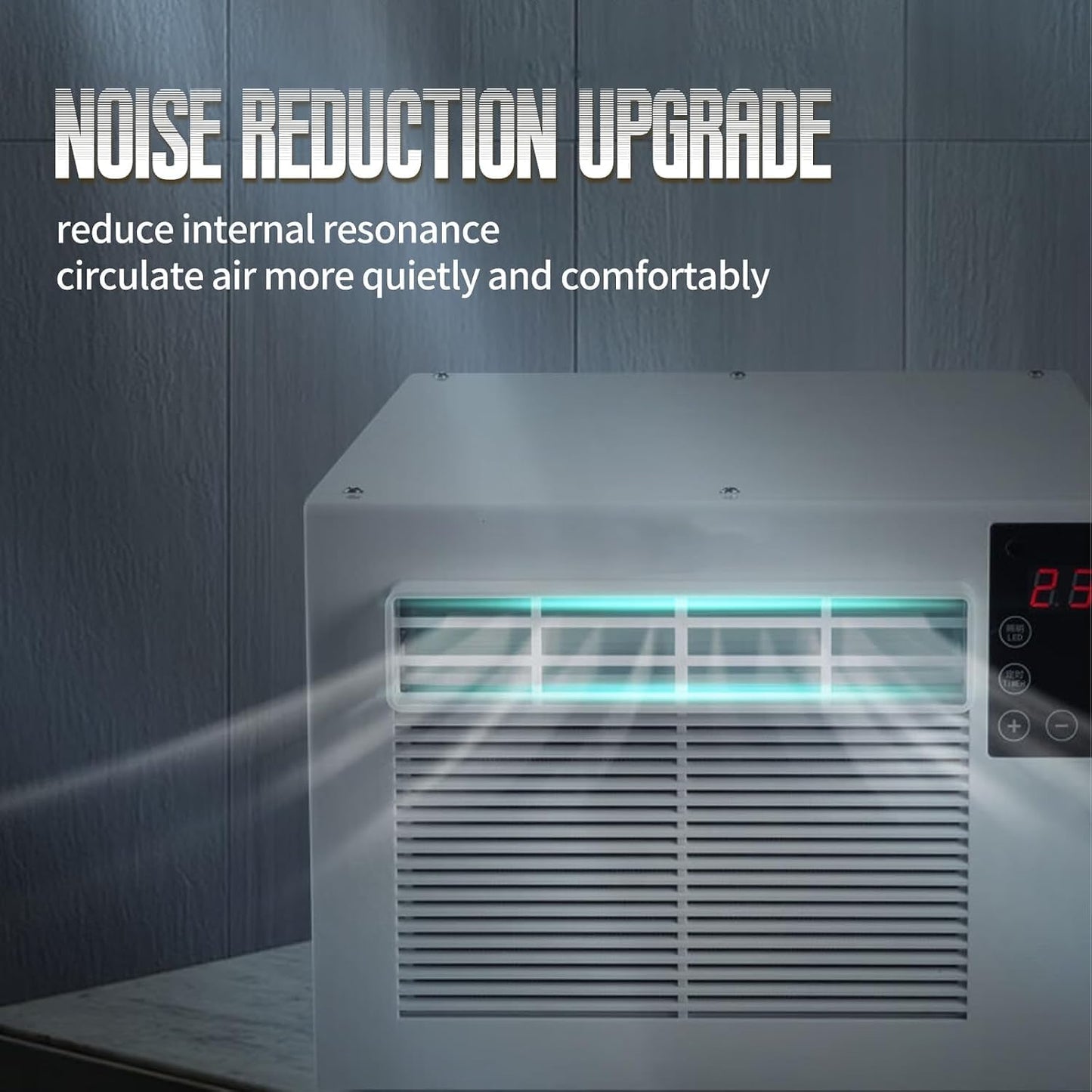  280W Portable AC Unit 1876 BTU Mini Refroidisseur Déshumidificateur Calme Ventilateur De Chevet Dortoir 5 M2 Économisation D'énergie Appareil De Climatisation Personnel