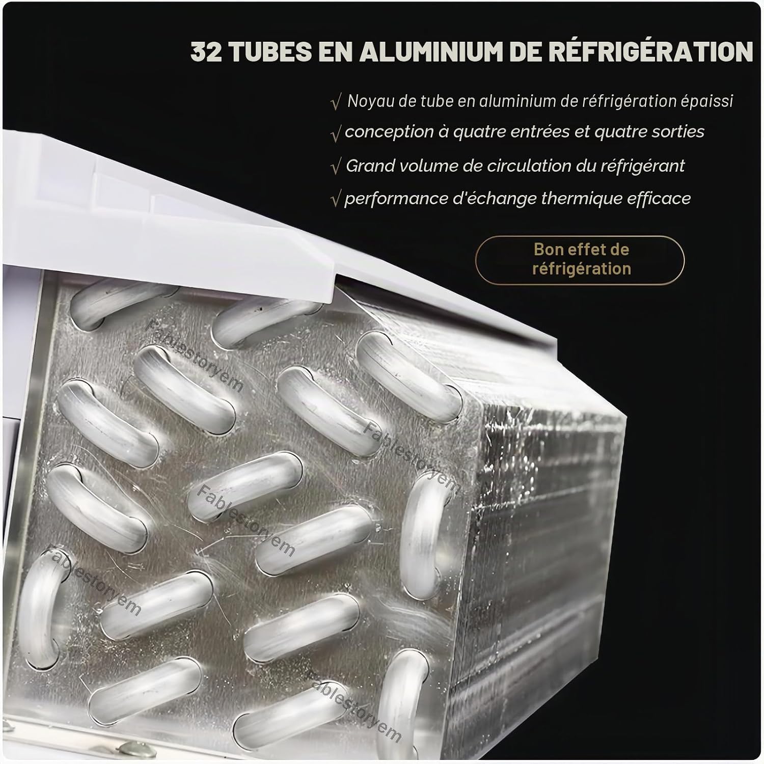 GENERIC Climatiseur Portable CC Pour Camping-cars Et Camions, Léger Et Installation Facile, Unité De Refroidissement 12 V/24 V à Haute Efficacité énergétique