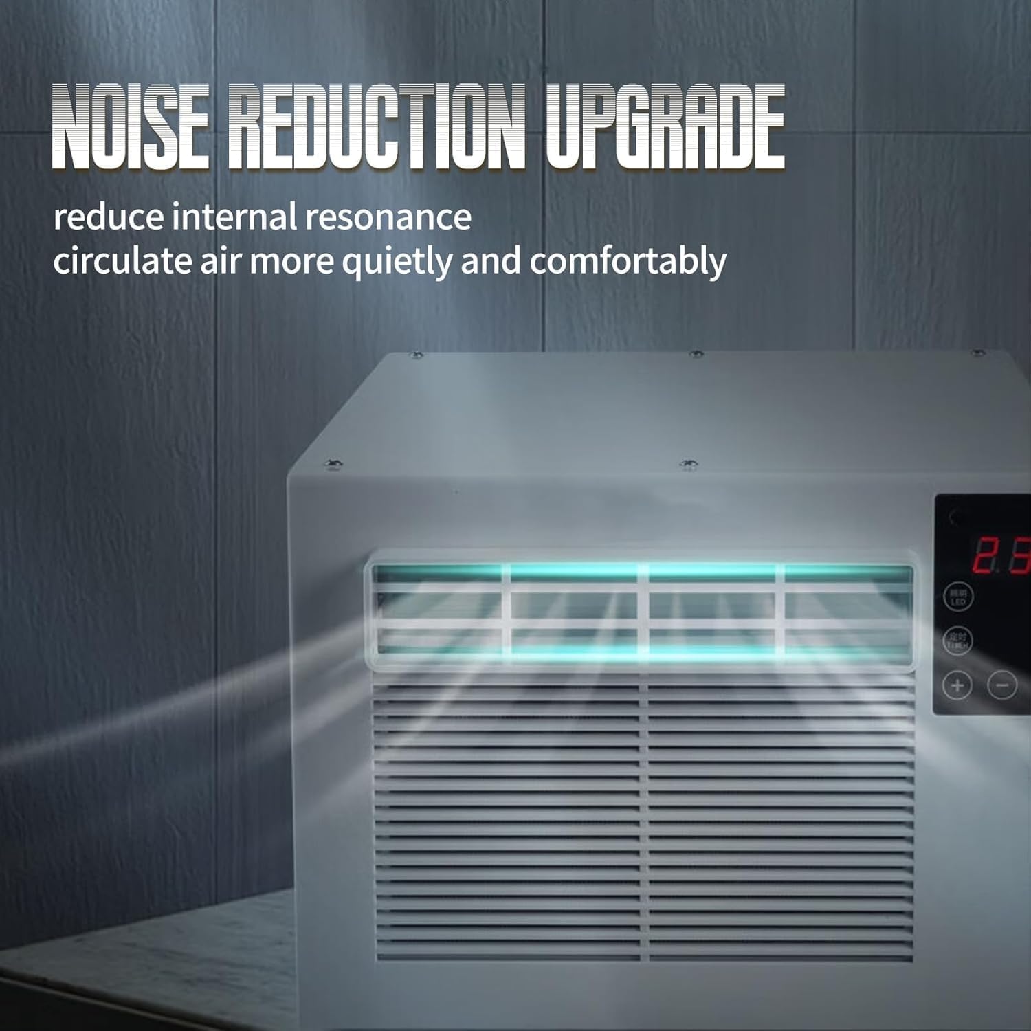  Portable AC Unit 1876 BTU, Mini Climatiseur Silencieux Avec Déshumidificateur, Ventilateur De Refroidissement Efficace Sur Le Port Pour Chambre à Coucher, Dortoir, Bureau, Location