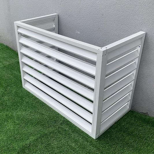  Housse De Protection Décorative Pour Climatiseur Extérieur - Protection Contre Les Intempéries Et Antivol Pour Climatiseurs Extérieurs
