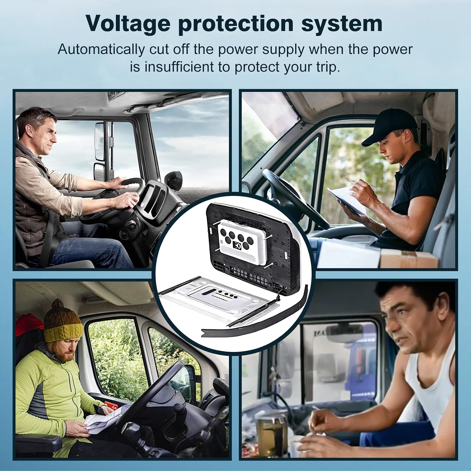  Climatiseur 12V DC/climatiseur De Toit Ultra-Mince Pour Voiture, Applicable Aux Monospaces, Véhicules, Maisons, Camions, Véhicules Agricoles, Excavateurs, Etc.