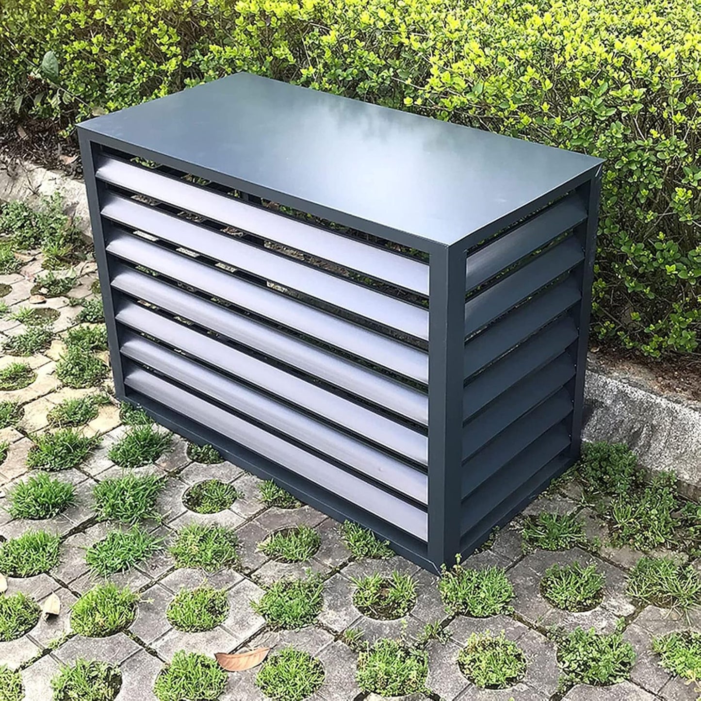 Housse De Protection Pour Climatiseur Extérieur – Clôture Antivol Toutes Saisons – Protection Pour Unités De Climatisation Extérieures